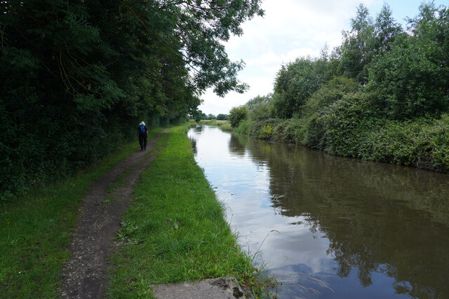 Trees on both sides of the canal © Malcolm Neal :: Geograph Britain and ...