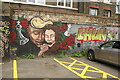 TQ3381 : View of street art on a wall in the NCP Whitechapel car park #8 by Robert Lamb