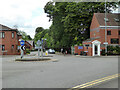 SO8656 : Roundabout on Astwood Road, Worcester by Chris Allen