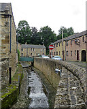 NY9364 : Hexham: Cockshaw Burn at Tanners Row by John Sutton