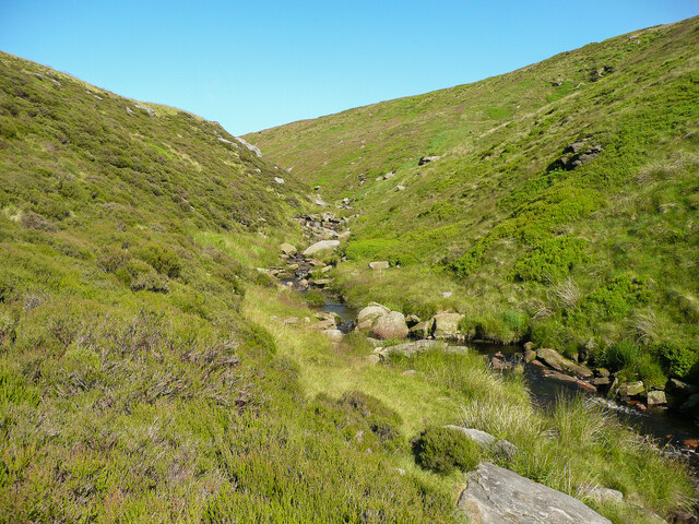 Holme Clough from the  northern side, Saddleworth Moor