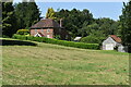 House seen across the green at Godden Green