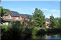 Priory Road housing in Stone, Staffordshire