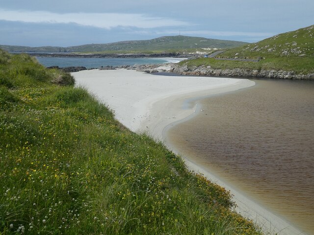 Barra - Northern end of the lagoon as it nears the sea