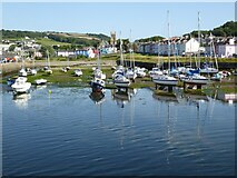 SN4562 : Yachts in Aberaeron Harbour by Philip Halling
