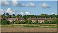 Housing and farmland in Stone, Staffordshire