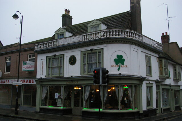 Pub at corner of Lower Brook Street and Tacket Street, Ipswich
