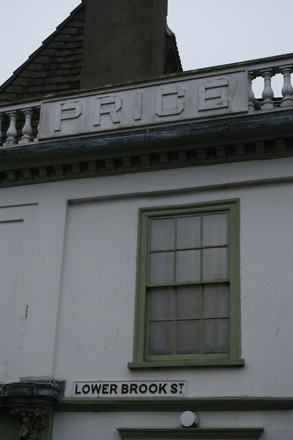 Detail of pub at corner of Lower Brook Street and Tacket Street, Ipswich