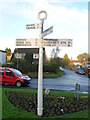 Direction Sign ? Signpost at Knockholt Pound