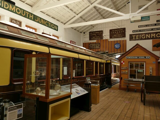 Inside Bishop's Lydeard railway museum 