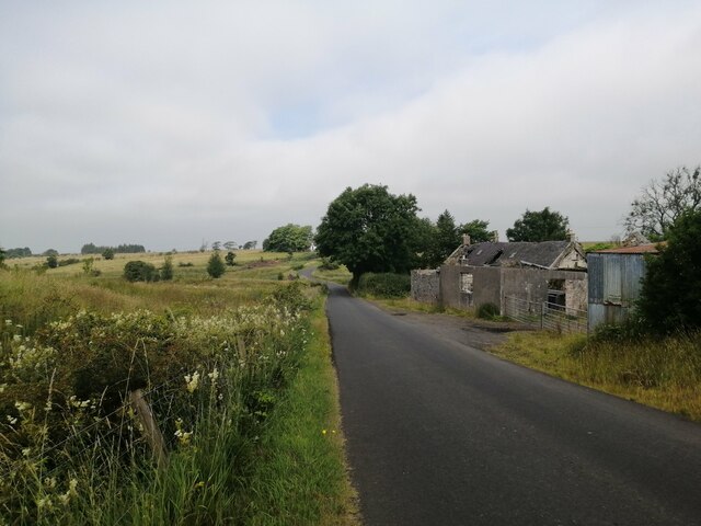 Road passing Low Clunch