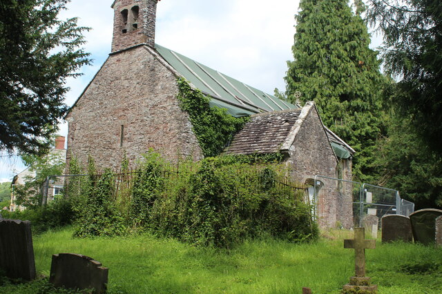St Llywel's church, western aspect