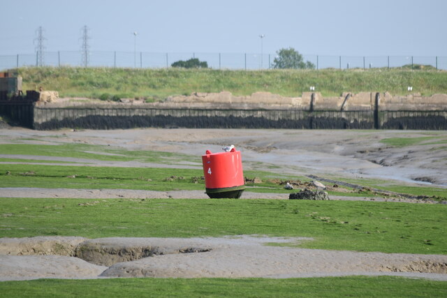 Buoy on the sand, Queenborough