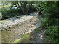 Riverbank erosion threatens the footpath near Bronygarth