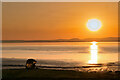 ST4677 : Sunset at Woodhill Bay by David Dixon