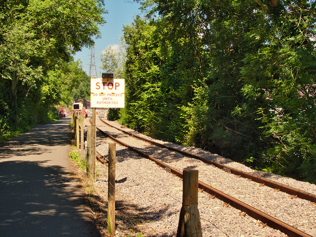 Avon Valley Railway Track towards Bitton