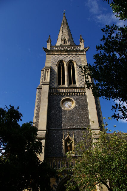Ipswich: spire of St Mary-le-Tower