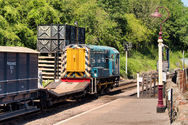 Preserved Diesel Locomotive at Bitton Station