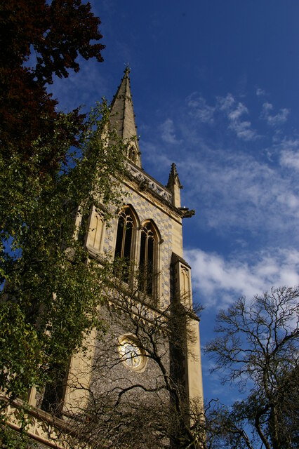Ipswich: tower and spire of St Mary-le-Tower