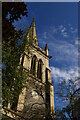 TM1644 : Ipswich: tower and spire of St Mary-le-Tower by Christopher Hilton