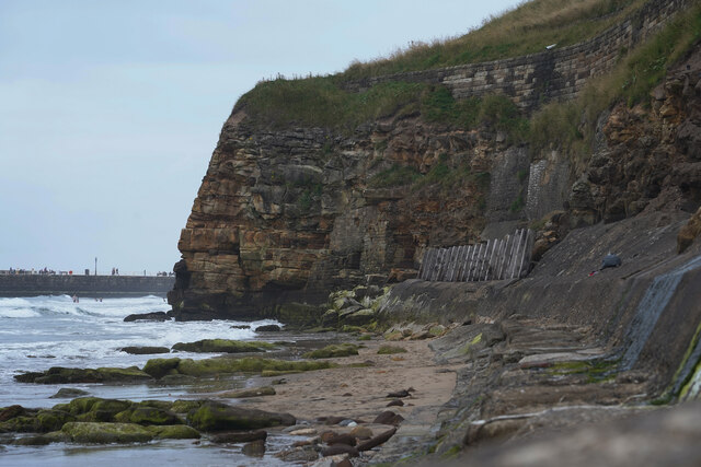 The cliffs at Whitby