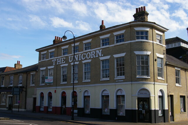 Ipswich: the former Unicorn pub, Orwell Place