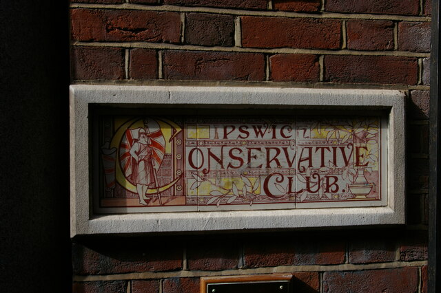 Ipswich: sign on Conservative Club, St Stephens Church Lane