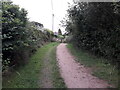 Gateway and stile before the path reaches Park Lane