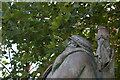 Ipswich: detail of the Giles statue, east end of Buttermarket