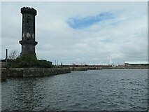 SJ3392 : Victoria Tower and Salisbury Dock by Christine Johnstone