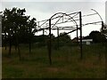 Framework of a Dutch barn, Woodlands Farm, Bedworth