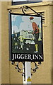 Sign for the Jigger Inn, St Andrews Golf Course