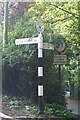 Direction Sign ? Signpost on the B4035 in Tadmarton