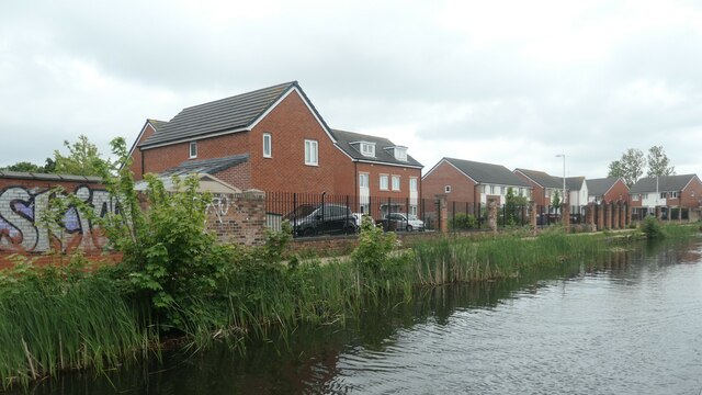 Canalside housing, Oregon Close, Bootle