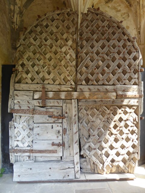 Chepstow Castle Doors