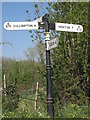 ST0705 : Direction Sign â Signpost on the A373 at Dulford by T Jenkinson