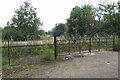 Pretty gates to an extinct garden centre