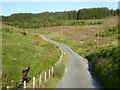 SN7357 : Mountain road in Cwm Berwyn by Philip Halling