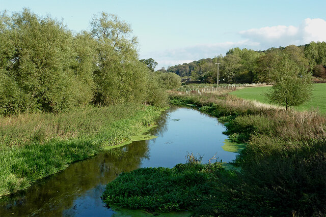 River Sow north of Milford in Staffordshire