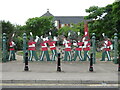 Park gates on Foxhall Road in Ipswich