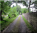 This way to the village church, Bettws Newydd, Monmouthshire