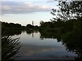 View across Bermuda Balancing Lake towards Bermuda Village