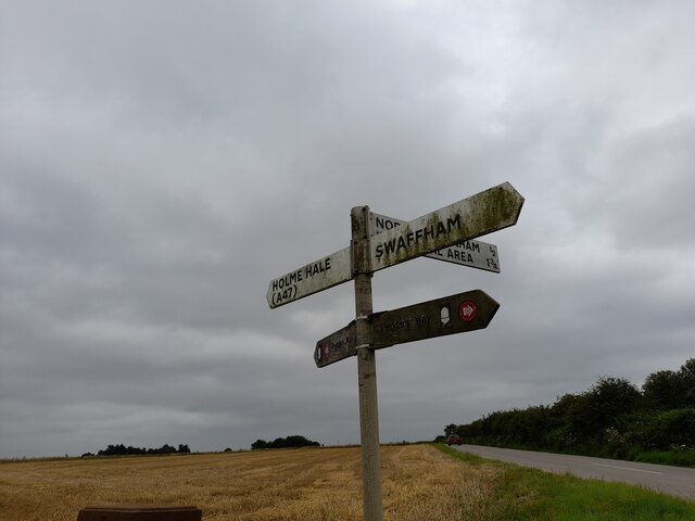 Signpost for Peddars Way