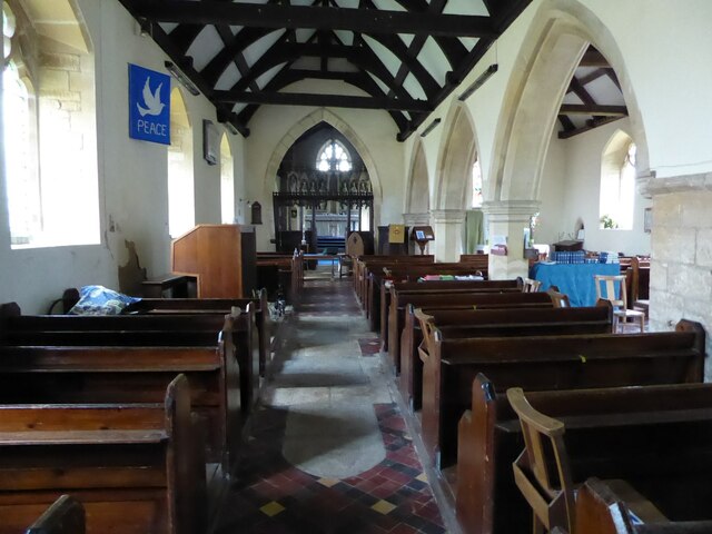 Interior of Elmstone Hardwicke church