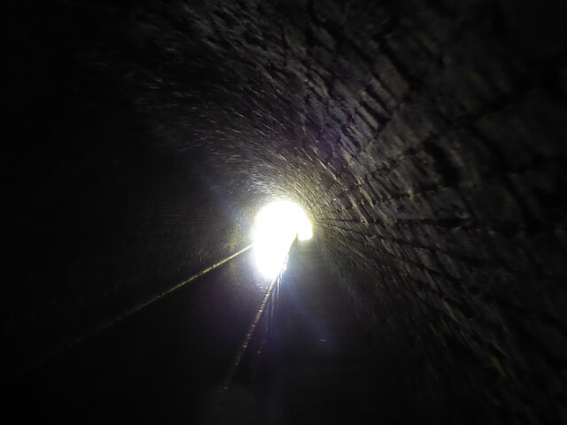 Inside Whitehouse canal tunnel near Chirk