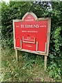 St Edmund King & Martyr Church sign