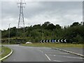 Approaching the A473 roundabout