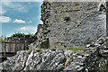 Cilgerran Castle: The modern bridge providing access to the castle