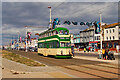 Balloon Tram "Walter Luff" on Blackpool Promenade