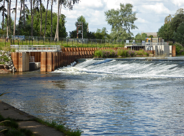 Diglis Weir and fish pass, Worcester